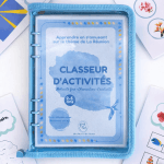 Classeur d'activités A5 réutilisable 2-5 ans - 20 pages plastifiées