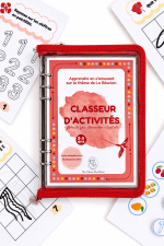 Classeur d'activités A5 réutilisable 2-5 ans - 20 pages plastifiées – Image 4